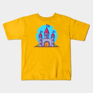 Castle Palace Cartoon Kids T-Shirt